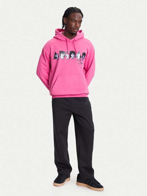 adidas adidas Bluza Jeremy Scott Pride JL7625 Różowy Oversize
