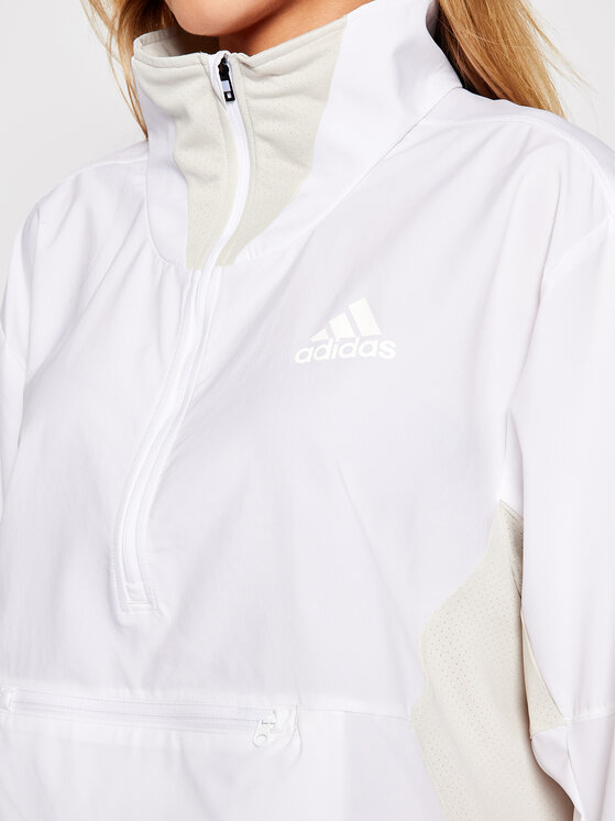 adidas Veste de running Primeblue Adapt Running GP6485 Blanc Regular Fit •  Modivo.fr