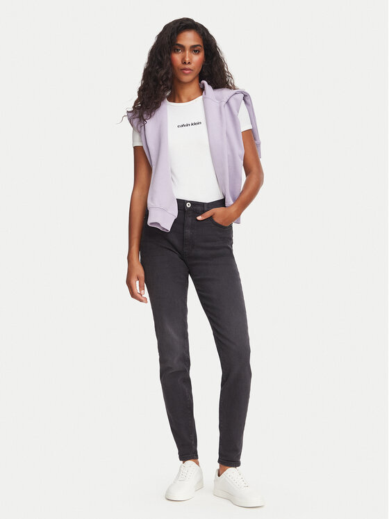 HUGO HUGO Jeansy Malu_B 50515957 Czarny Skinny Fit