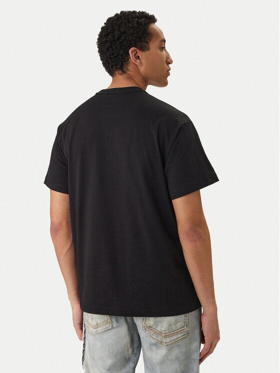 Versace Jeans Couture Versace Jeans Couture T-shirt 80GAHE09 CJ00E Crna Regular Fit