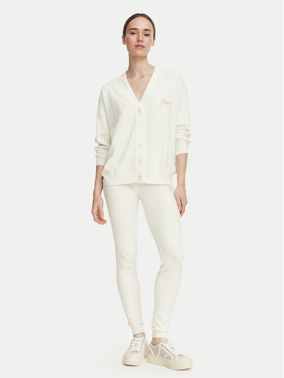 Guess Guess Kardigan O6BR01 Z1143 Kreemjas Relaxed Fit