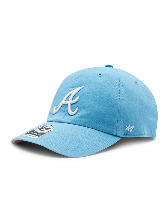 Șapcă 47 Brand MLB Atlanta Braves Double Under '47 CLEAN UP BCWS-DBLUN01GWS-CO95 Albastru