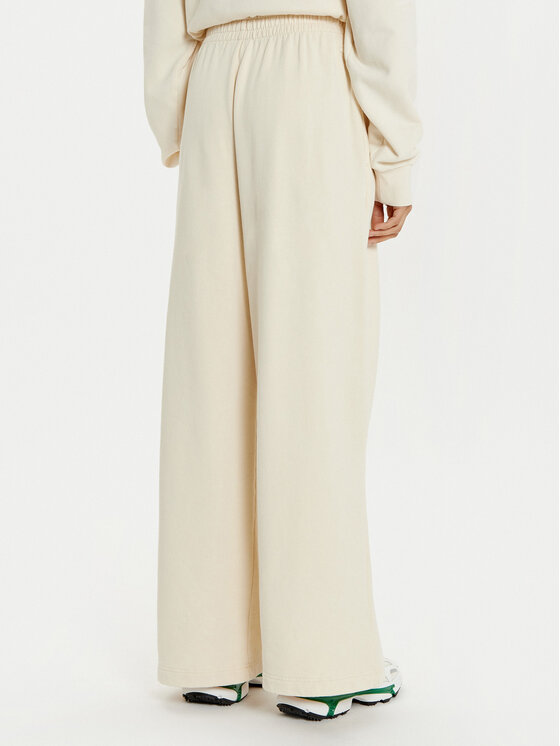 Lacoste Lacoste Spodnie dresowe XF2657 Écru Wide Leg