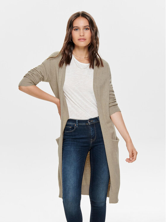 JDY JDY Kardigāns 15184979 Bēšs Regular Fit