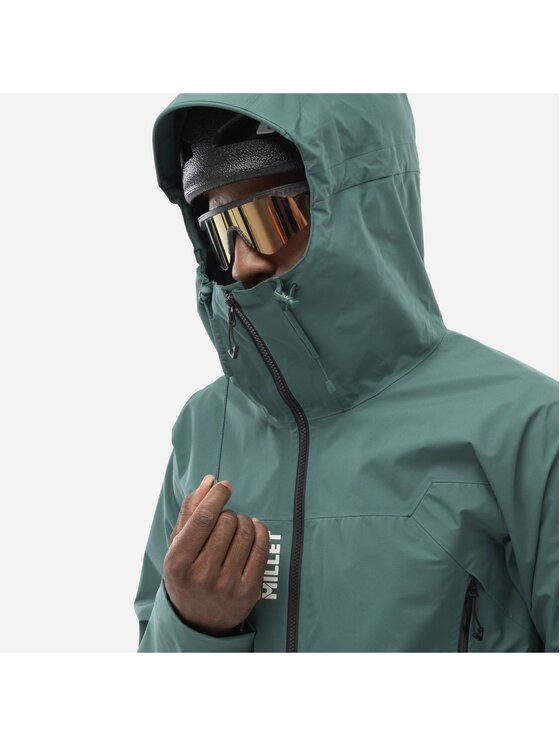 Millet Millet Kurtka przeciwdeszczowa Kamet Light Gtx Jkt M Zielony Active Fit