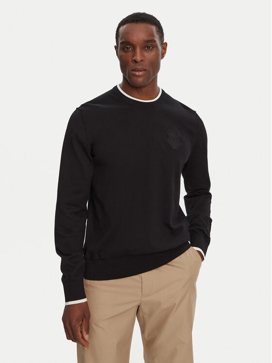 Dolce&Gabbana Dolce&Gabbana Pulover GXX72Z JBCE5 Negru Regular Fit