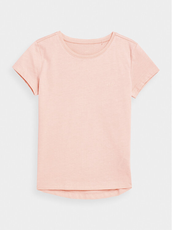 4F 4F T-Shirt 4FJSS23TTSHF279 Ροζ Regular Fit