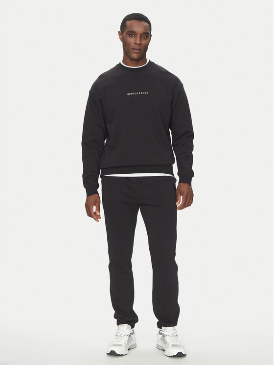 Scotch & Soda Scotch & Soda Μπλούζα 179195 Μαύρο Regular Fit