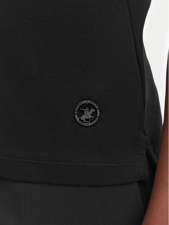 Beverly Hills Polo Club Beverly Hills Polo Club Tricou polo L2601-HR Negru Regular Fit