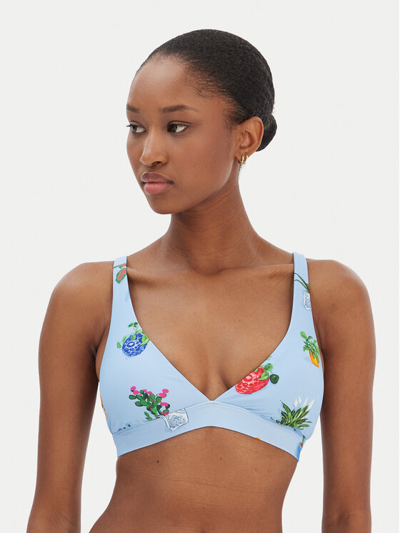 Seafolly Seafolly Bikini partea de sus Playa Bonita 31569MF287 Albastru celest