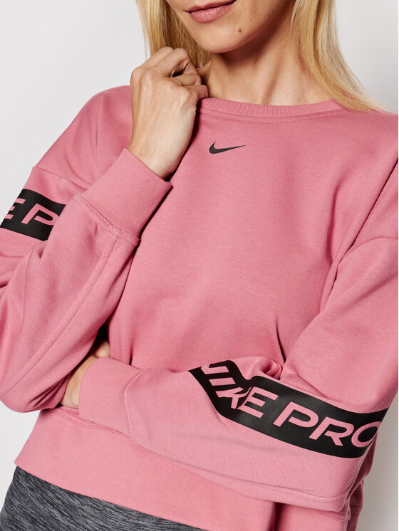 Nike Džemperis Pro Dri-Fit Get Fit CU4658 Rožinė Oversize • Modivo.lt