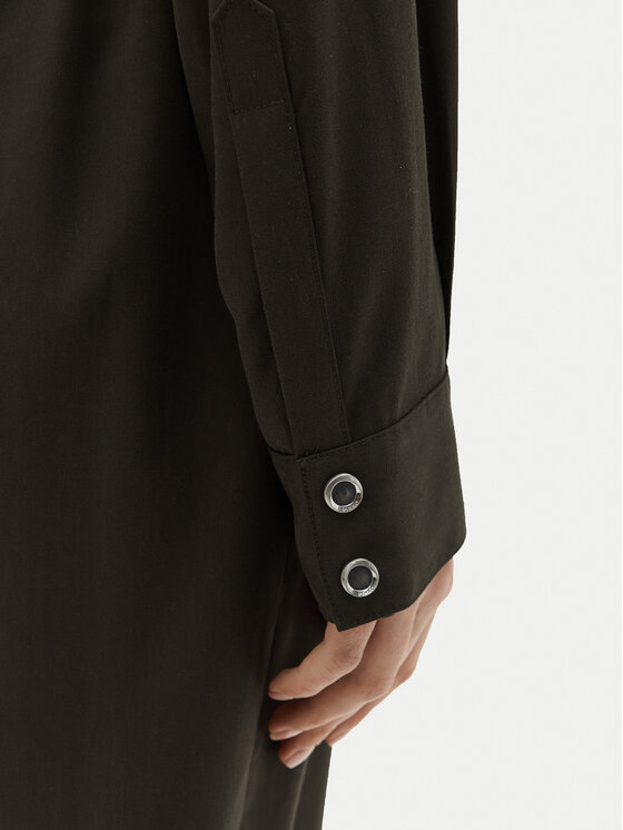 PINKO PINKO Každodenní šaty Affettatrice 104147 Zelená Regular Fit