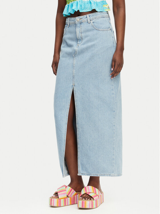 Roxy Roxy Jeans suknja Sun Winds ERJDK03035 Plava Regular Fit