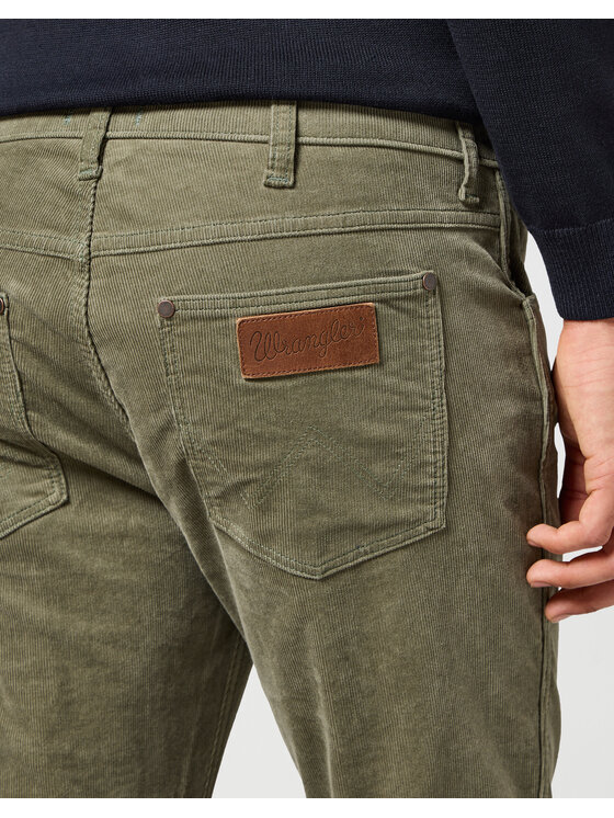 Wrangler Wrangler Jeansy GREENSBORO Zielony Straight Leg