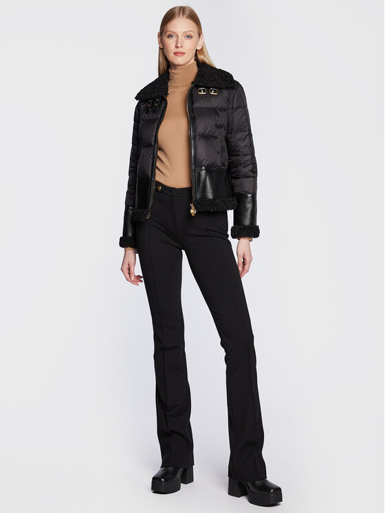 PINKO PINKO Kurtka przejściowa Iside 1G18KJ Y4V5 Czarny Regular Fit