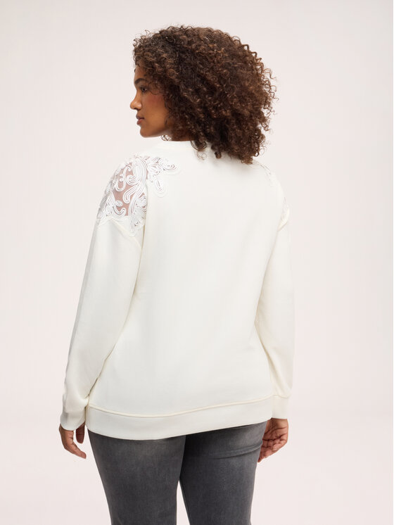 Fiorella Rubino Fiorella Rubino Felpa G869L009417N011 Bianco Over Fit