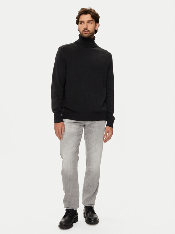 Armani Exchange Armani Exchange Rollkragenpullover 6DZM1H ZM1LZ 1200 Schwarz Regular Fit