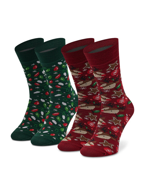Set di 2 paia di calzini lunghi unisex Mixtury Na