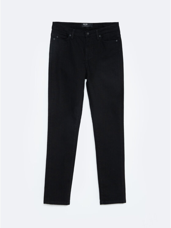 BIG STAR BIG STAR Jeansy KITTY_HIGH_WAIST_915_190 Czarny Slim Fit
