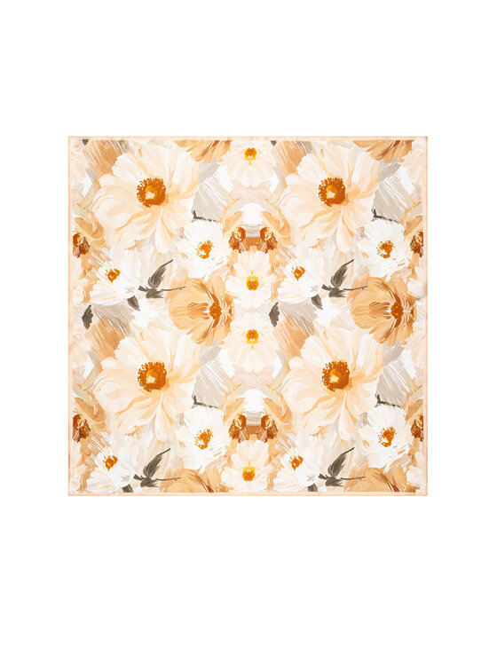 ALLORA BE UNIQUE ALLORA BE UNIQUE Foulard jedwabna Beige
