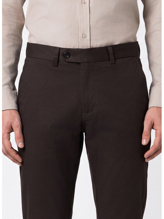 Pako Lorente Pako Lorente Chinosy P26WN-WX-010 Brązowy Chino Fit