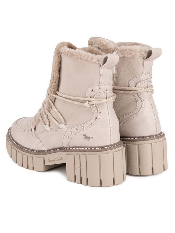 Mustang Mustang Schnürschuhe 1447-601 Beige