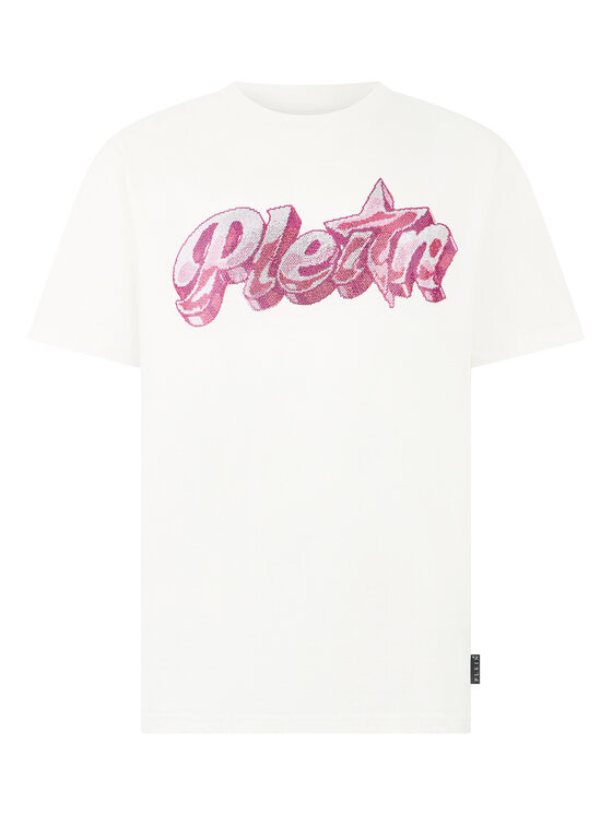 PHILIPP PLEIN PHILIPP PLEIN T-Shirt 30615 Biały Regular Fit