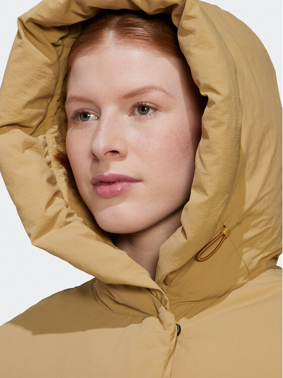adidas adidas Pūkinė striukė Big Baffle HN9938 Smėlio Regular Fit