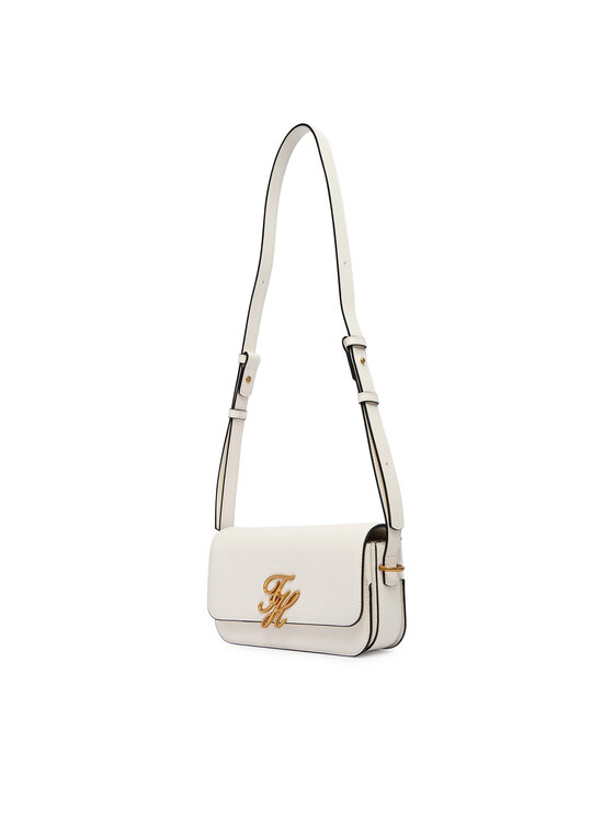 Tommy Hilfiger Tommy Hilfiger Torebka Th Script Flap Crossover AW0AW18399 Biały