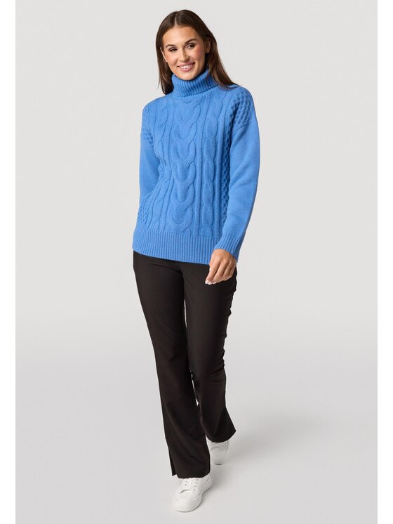 QUIOSQUE QUIOSQUE Sveter QUIOSQUE 6VS003801 Modrá Regular Fit