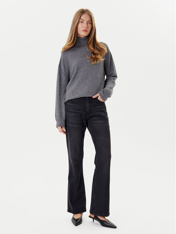 Liu Jo Liu Jo Rollkragenpullover MF5234 MA27R Grau Regular Fit