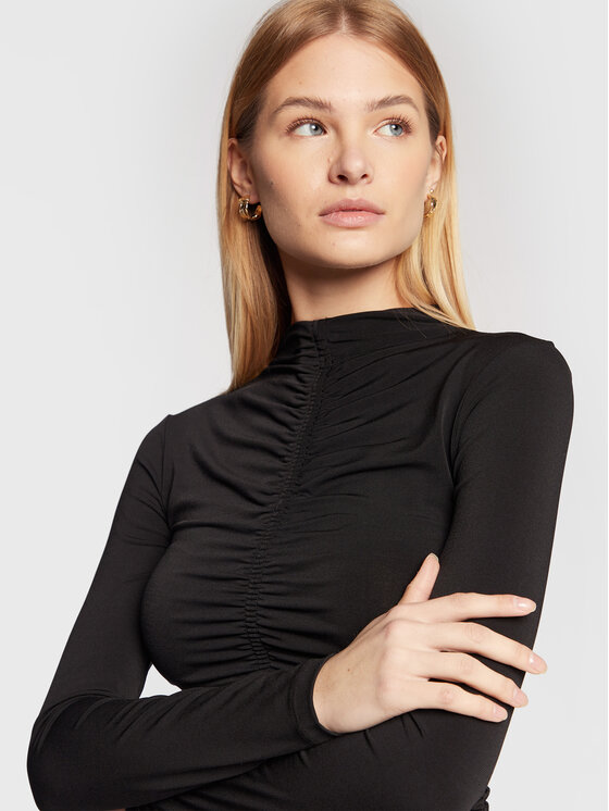 Blusa Ewelina 17847 Nero Slim Fit