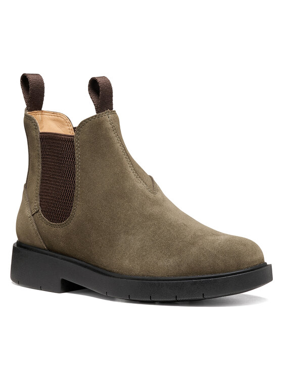Geox Geox Kotníková obuv s elastickým prvkem D Spherica Ec1 B D66DKH 22 C3702 Tmavě zelená