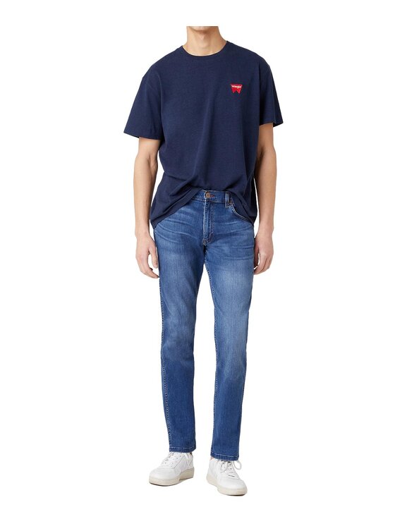 Wrangler Wrangler Jeansy Greensboro Niebieski Regular Fit