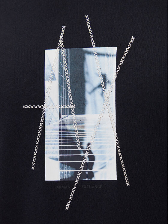 Armani Exchange Armani Exchange T-Shirt XM001440 AF10358 UB101 Granatowy Regular Fit