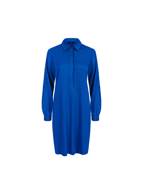 NIFE NIFE Sukienka codzienna S226 Niebieski Oversize
