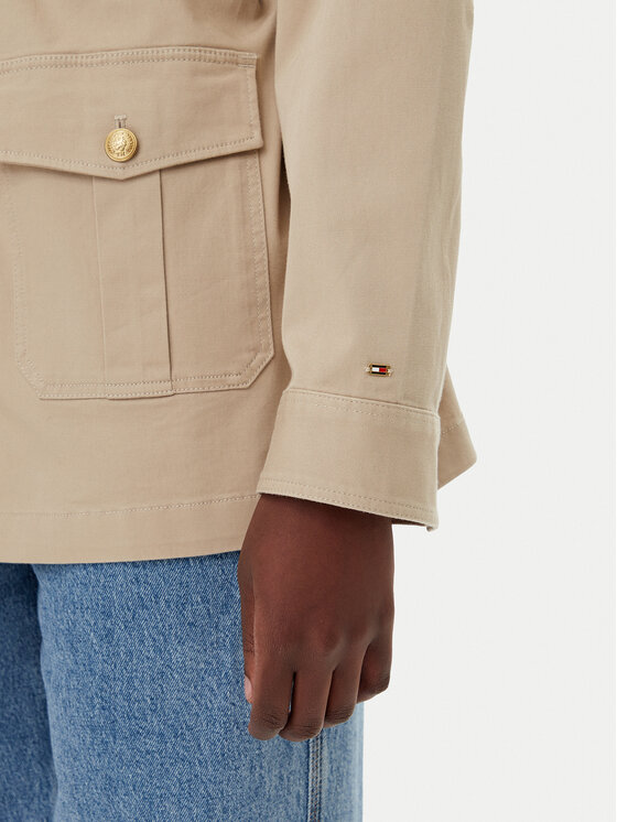Tommy Hilfiger Tommy Hilfiger Übergangsjacke WW0WW45933 Beige Regular Fit
