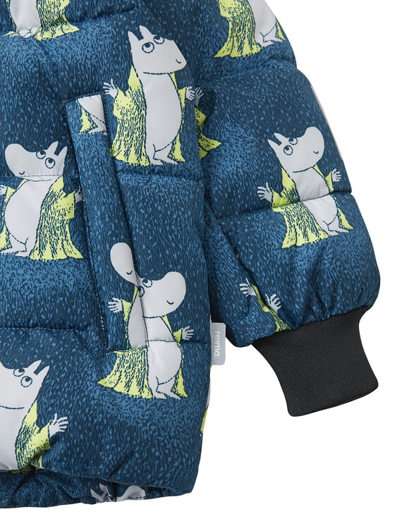 Reima Reima Kurtka zimowa Moomin Lykta 5100013B Granatowy Regular Fit