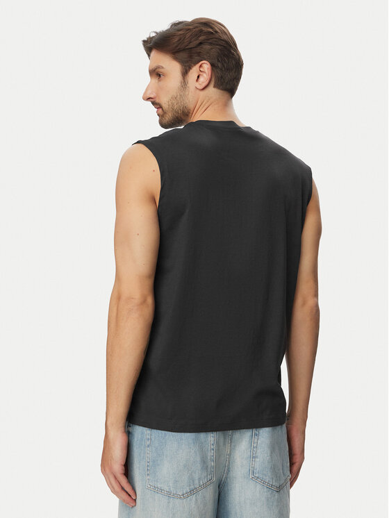 Jack & Jones Jack & Jones Tank top Simon 12297709 Černá Relaxed Fit