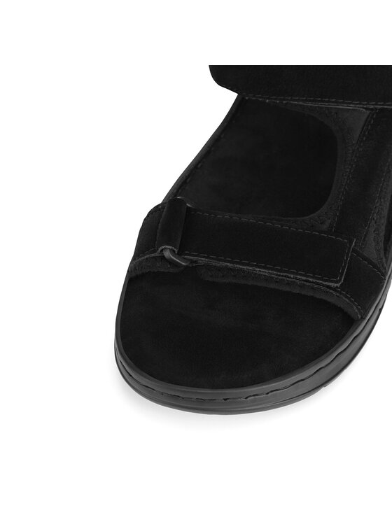 Lanetti Lanetti Sandalen TEREK-07 MBS Schwarz