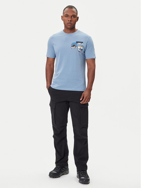 Napapijri Napapijri T-Shirt S-Montepiana NP0A88SV Modrá Regular Fit