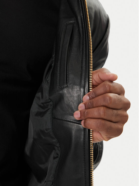Versace Jeans Couture Versace Jeans Couture Giacca di pelle 79GAVP06 CPPS3 Nero Regular Fit