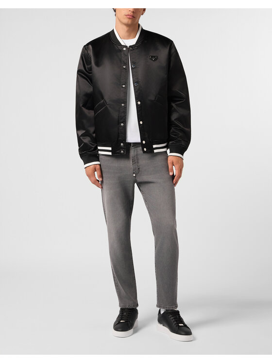 PHILIPP PLEIN PHILIPP PLEIN Jeansy 30580 Szary Slim Fit