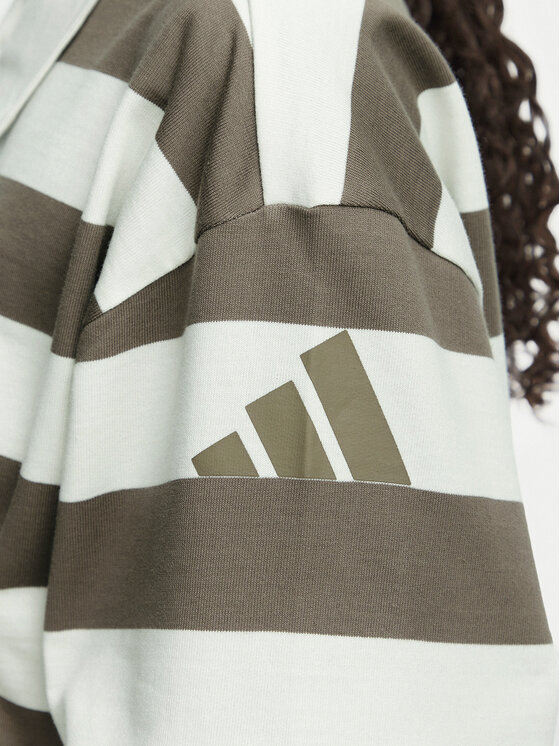 adidas adidas Μπλούζα Essentials Contemporary French Terry Longsleeve KF6252 Καφέ Regular Fit