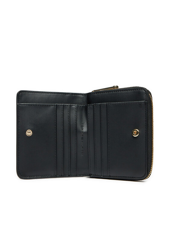 Tommy Hilfiger Tommy Hilfiger Geldbörse Th Soft Logotape Med Za AW0AW16917 Schwarz
