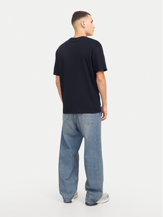 Jack&Jones Jack&Jones Tričko Bryan 12268127 Tmavomodrá Relaxed Fit