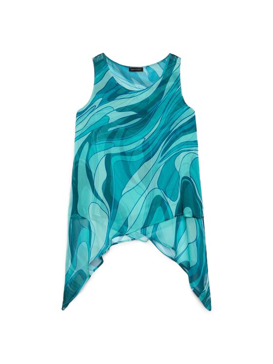Fiorella Rubino Fiorella Rubino Top D017L000154N0S5 Zielony A-Line Fit
