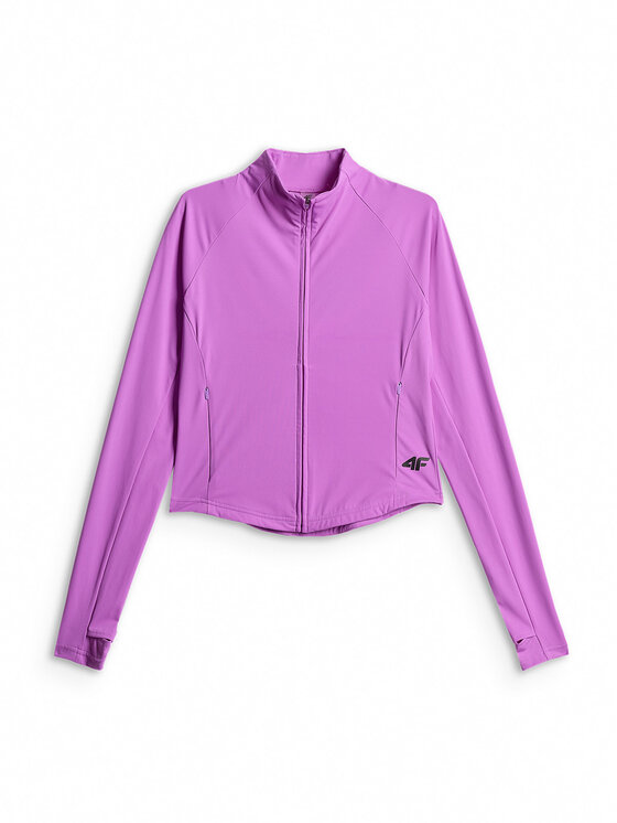 4F 4F Bluza techniczna TRAINING Różowy Slim Fit