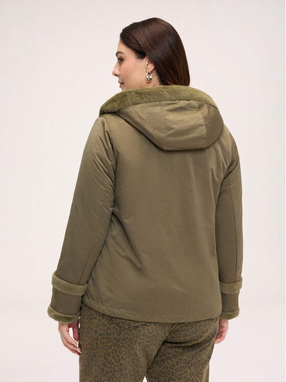 Fiorella Rubino Fiorella Rubino Giubbotto piumino F097T001536N035 Verde Regular Fit