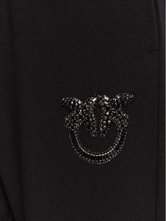 PINKO PINKO Pantaloni da tuta Plumcake 104790 A2RO Nero Regular Fit